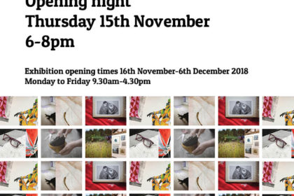 On being an artist exhibition flyer